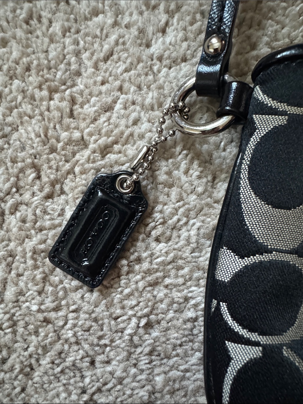 Coach Signature Wristlet Clutch, Black - Picture 4 of 8